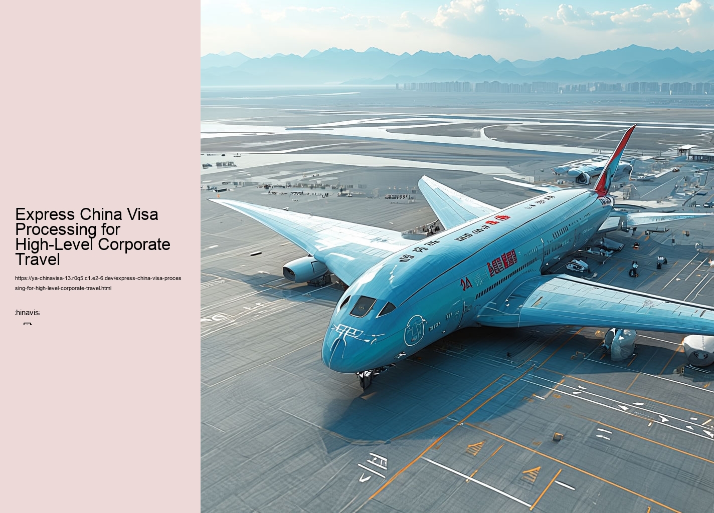 Express China Visa Processing for High-Level Corporate Travel